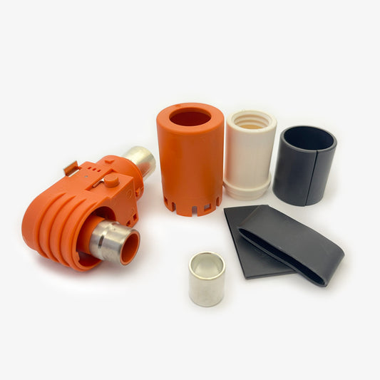 Amphenol Surlok high power connector - right angle